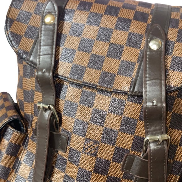 Louis Vuitton REP Check Pattern Runner Backpack Straps - Picture 6 of 11